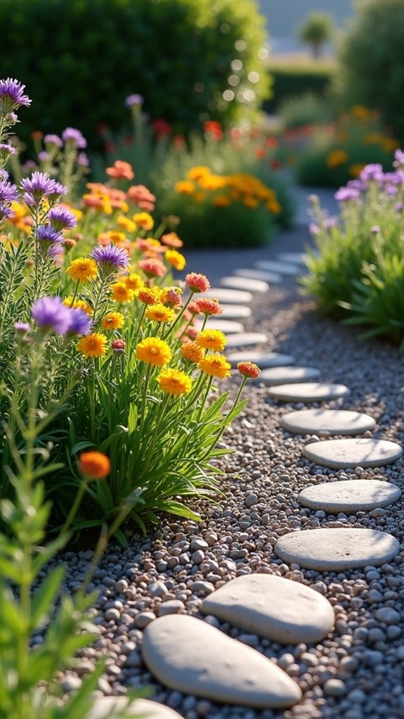 elegant low maintenance flower beds