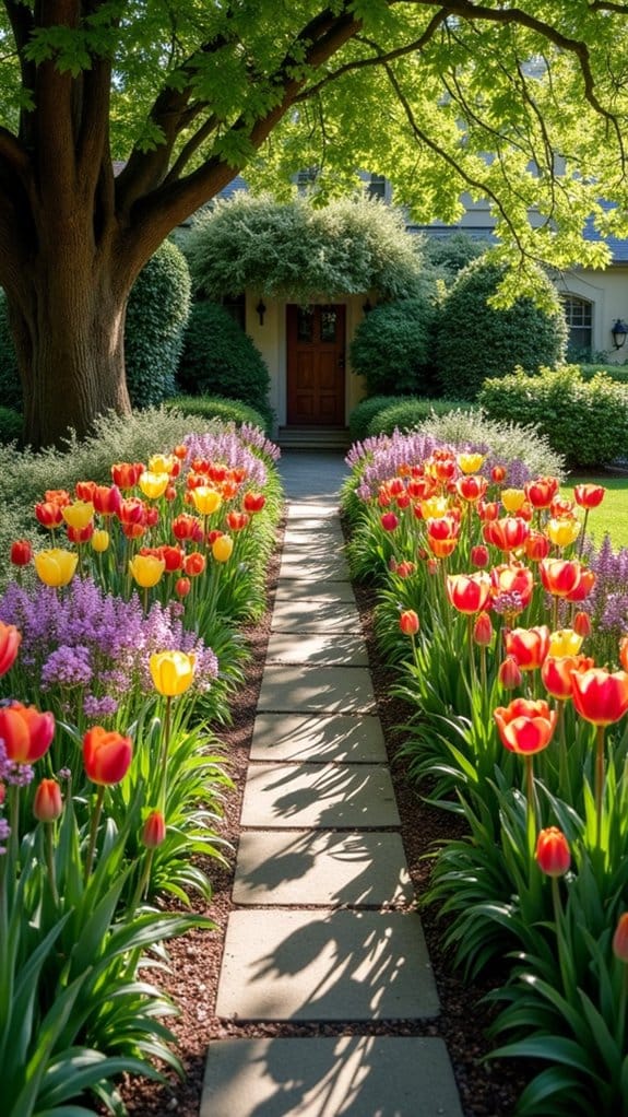 elegant shade garden retreat