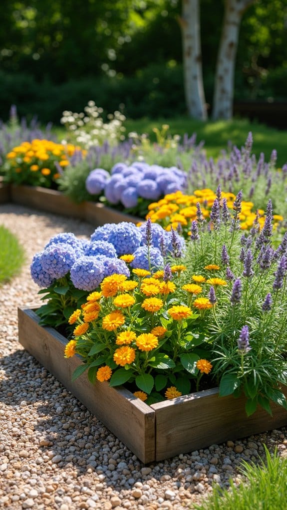 elevated flower bed advantages