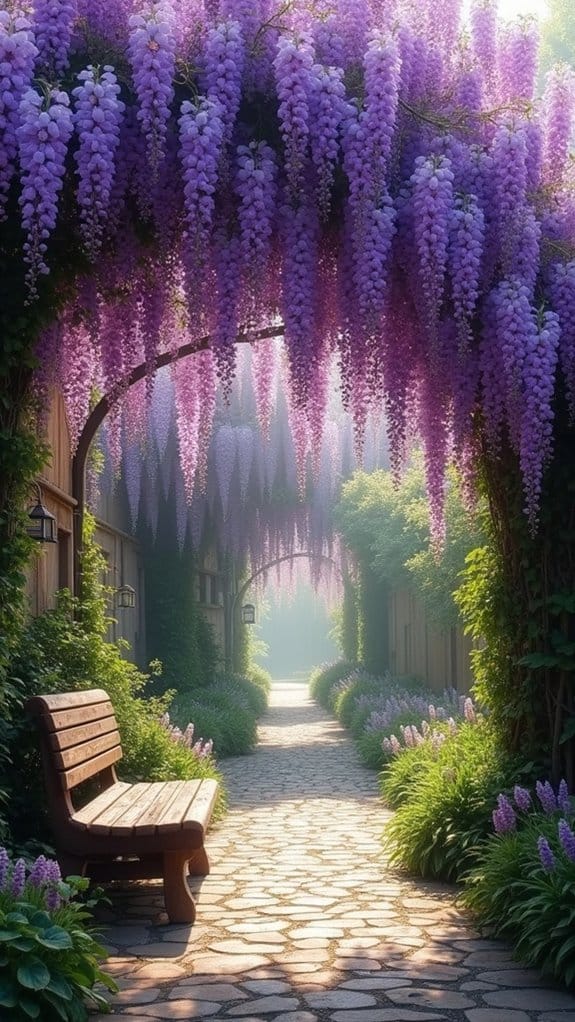 enchanting outdoor floral canopy