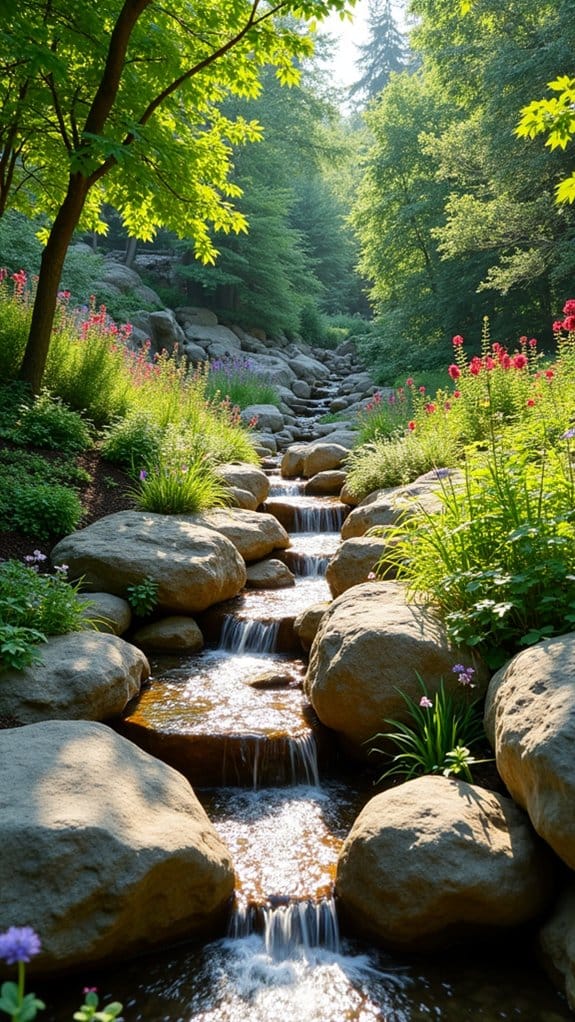 enhancing gardens with rocks