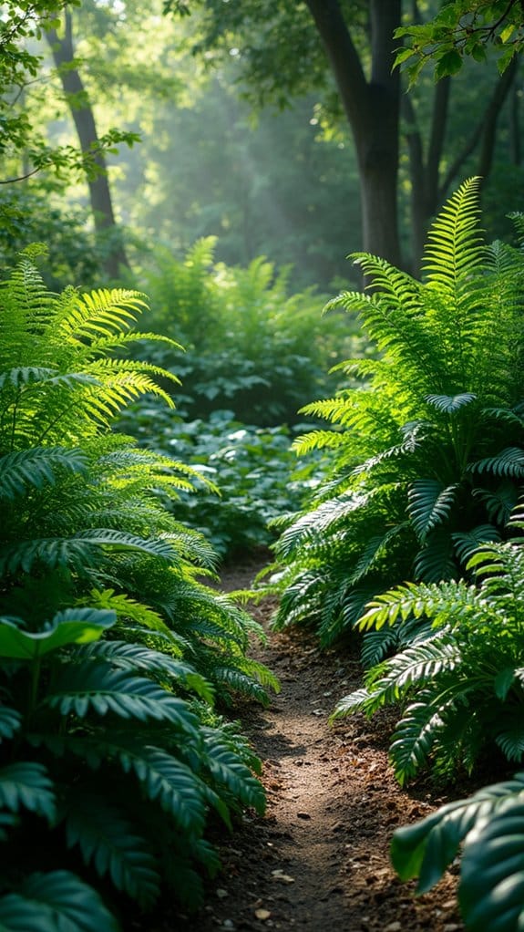 ferns and hostas harmony
