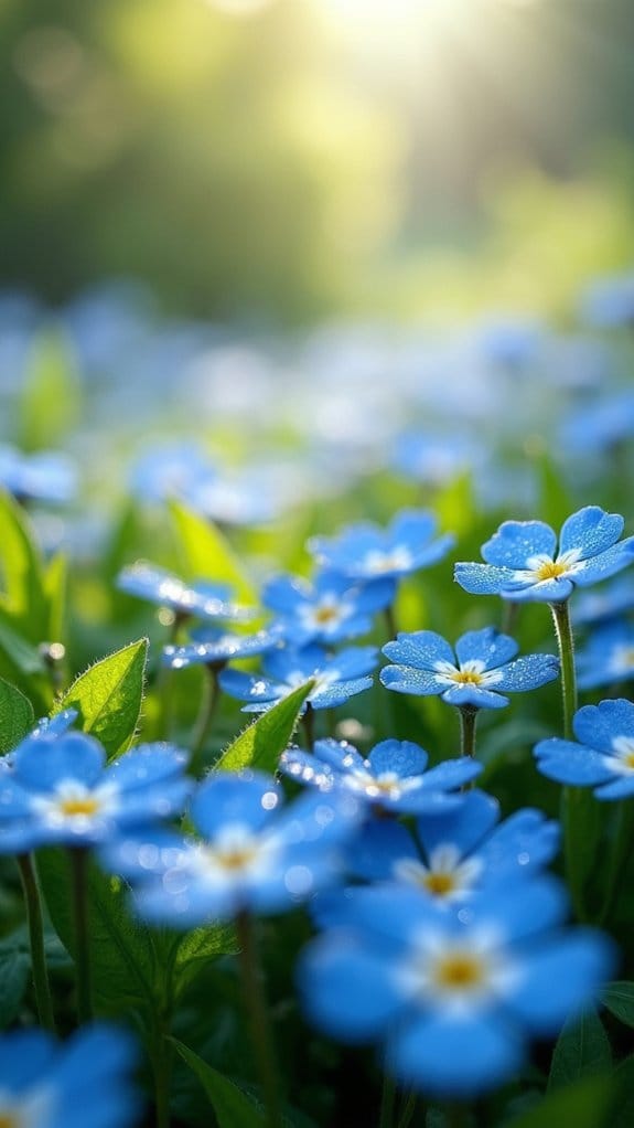 forget me nots nostalgic beauty