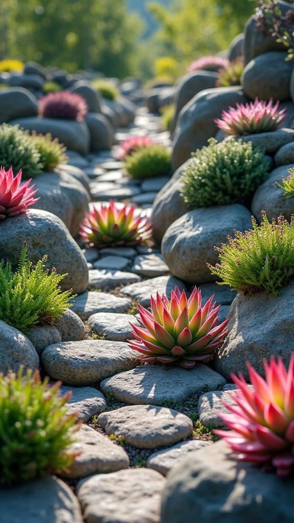 geometric rock patterns enhance aesthetics