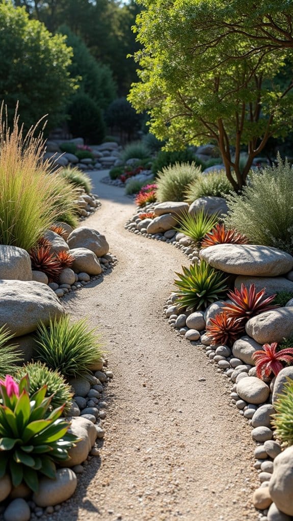 gravel paths enhance aesthetics