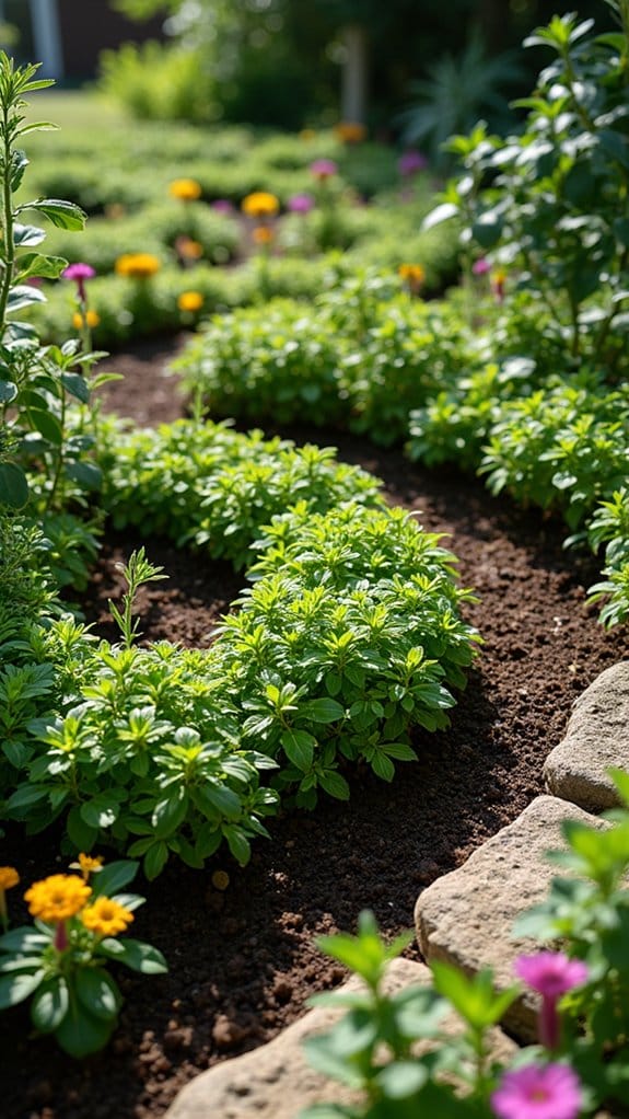 herb spiral garden design