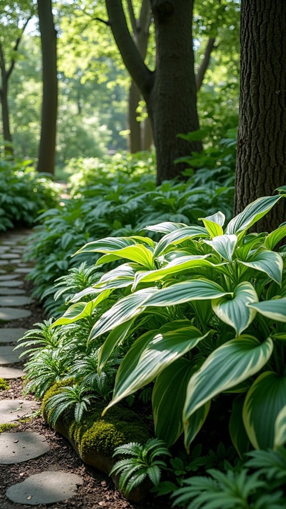hostas create stunning contrasts