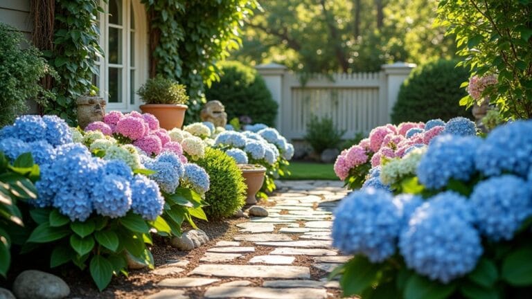 hydrangea landscaping curb appeal