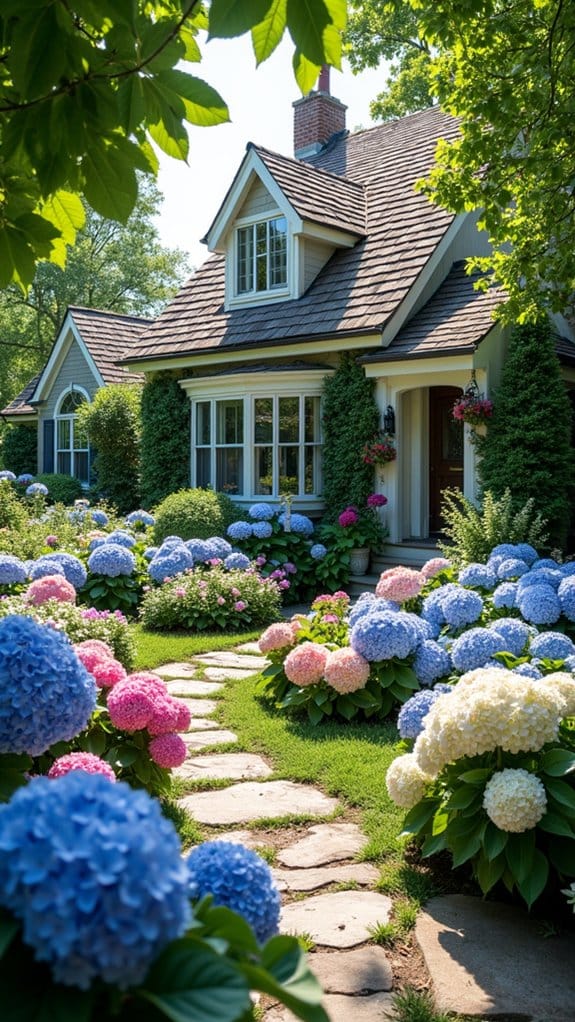 hydrangea vibrant cottage sanctuary