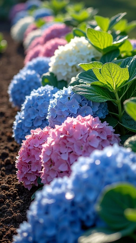 hydrangeas enhance edible gardens