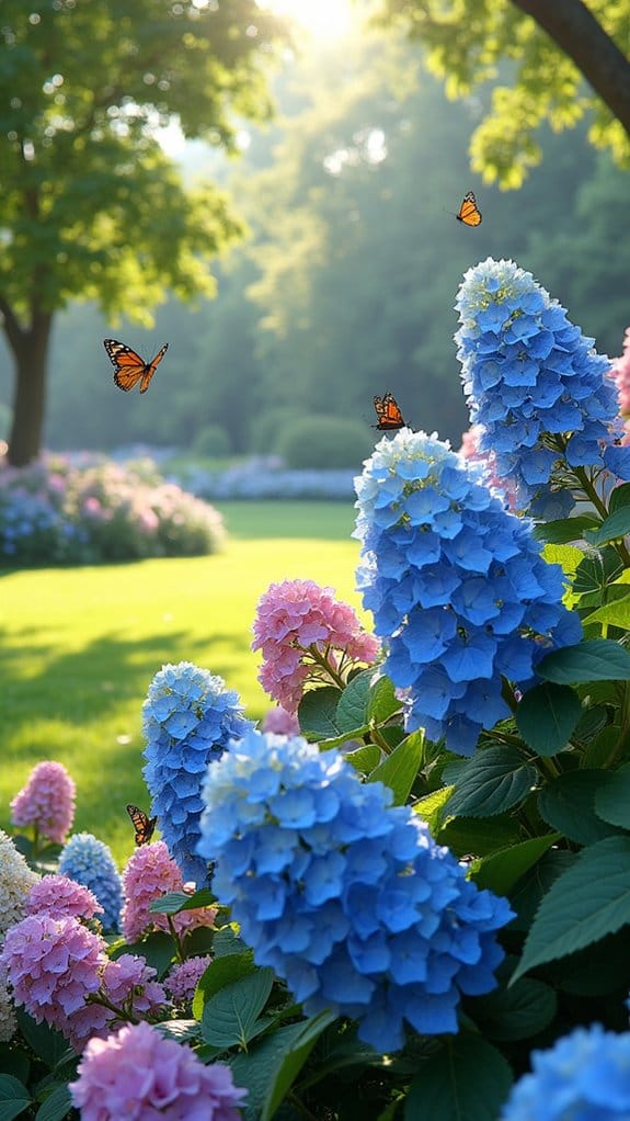 hydrangeas enhance garden aesthetics