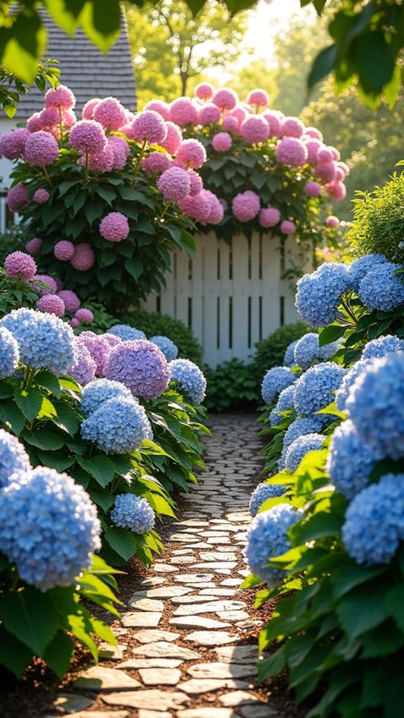 hydrangeas seasonal color transformation
