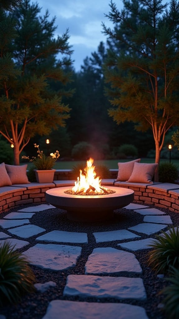 inviting outdoor fire experience