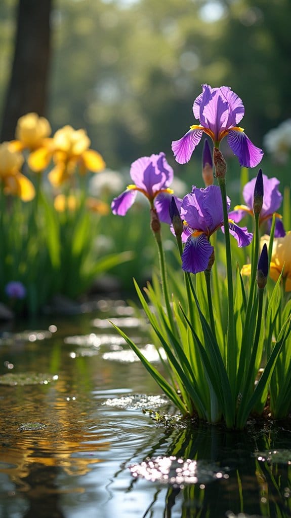 iris enhanced water features