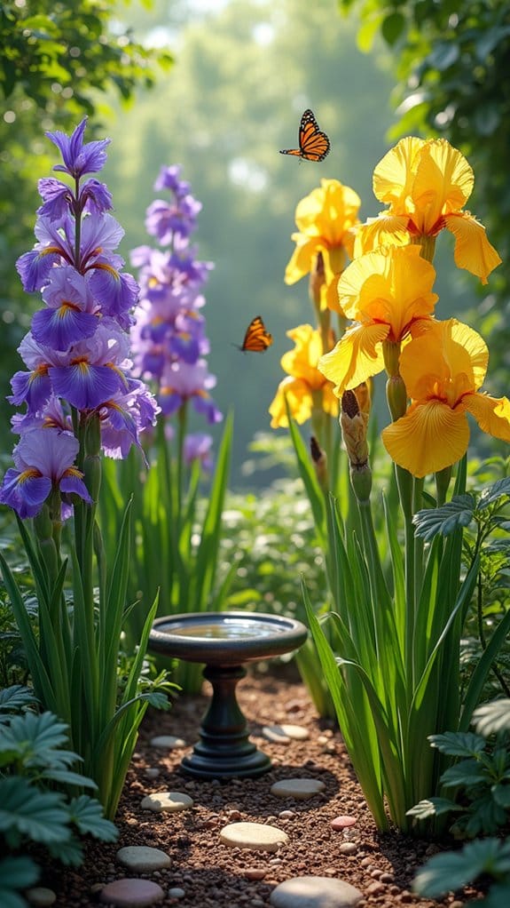 irises enhance wildlife habitat