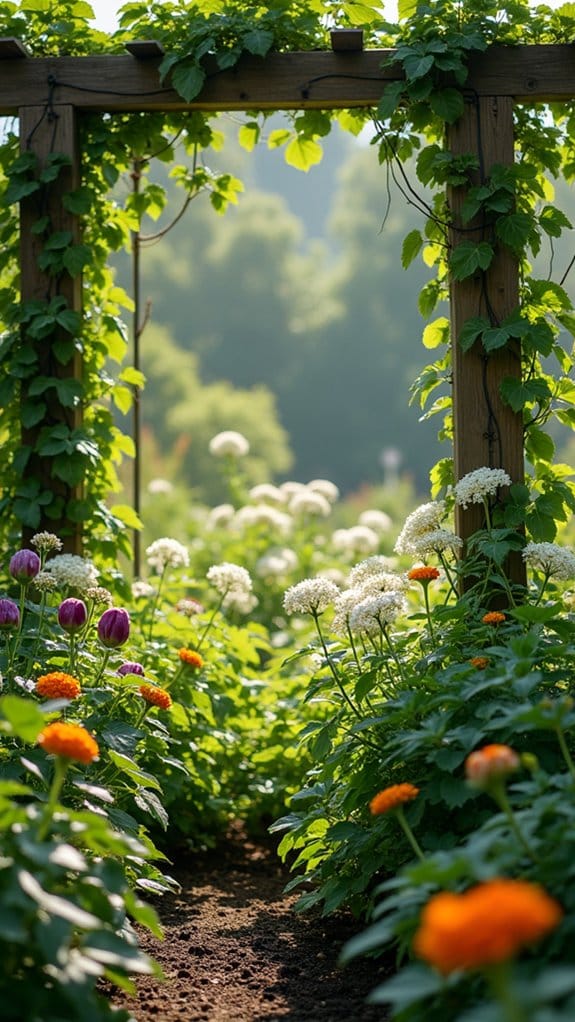 jasmine enhances edible gardens