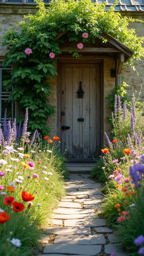 joyful wildflower garden beauty