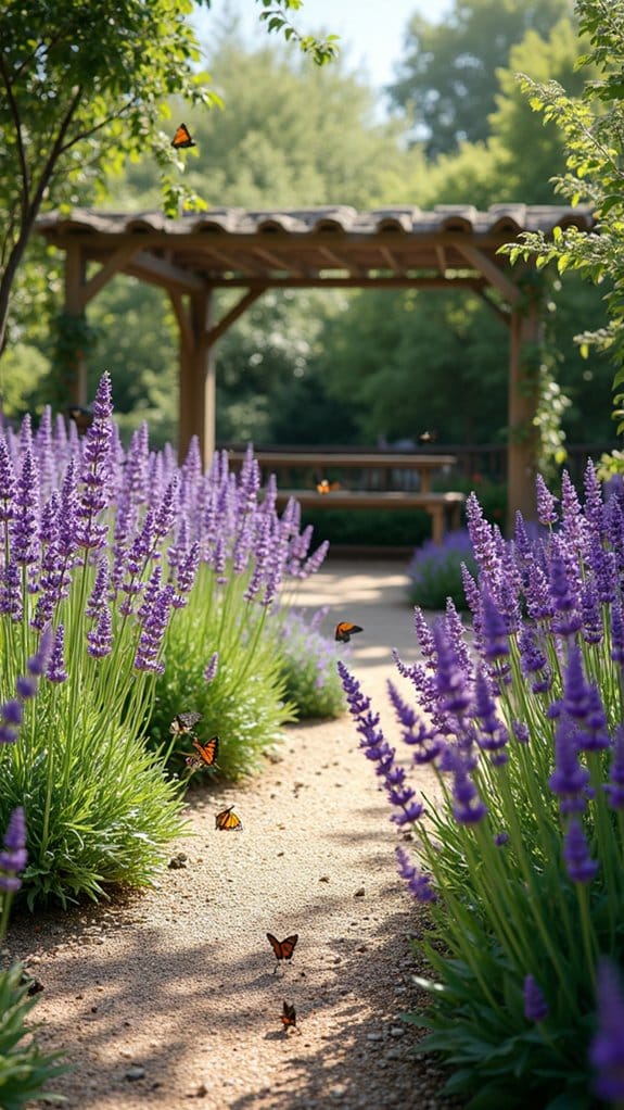 lavender butterfly garden charm