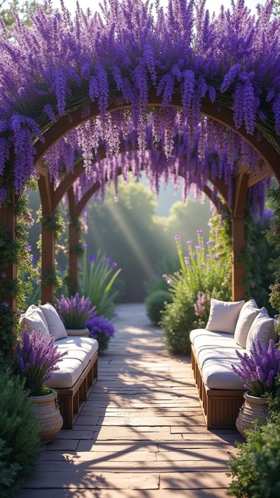 lavender filled serene retreat