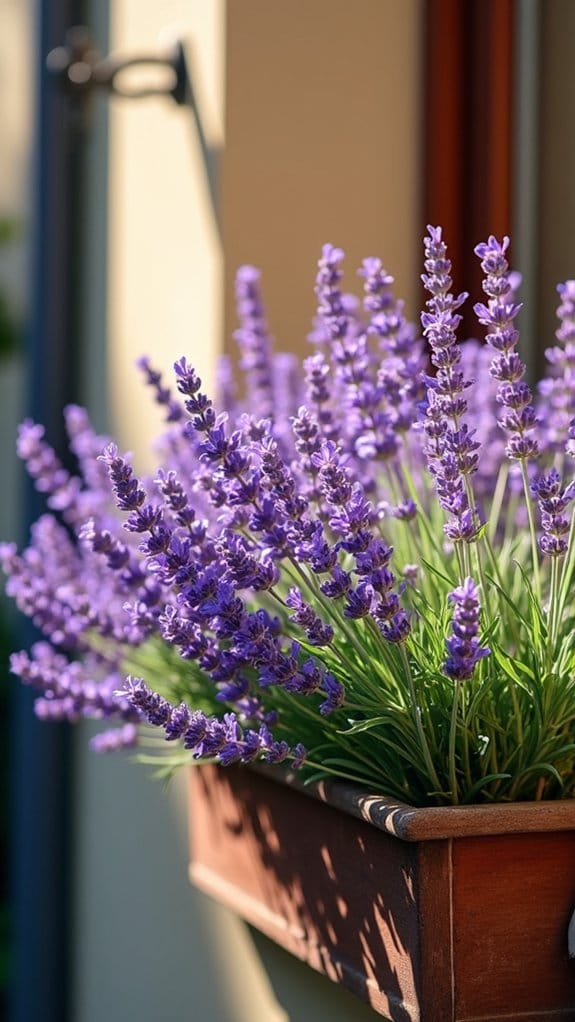 lavender window box charm