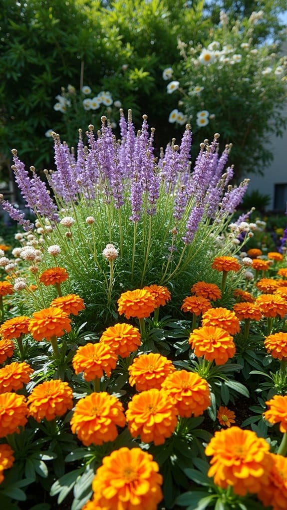 layered planting for depth