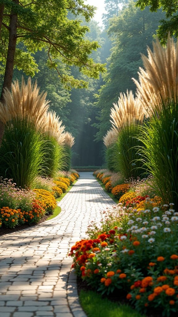 layered planting for depth