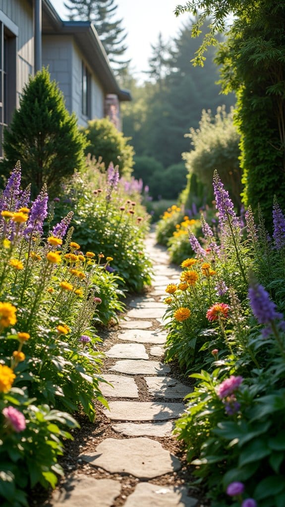 layered planting for depth