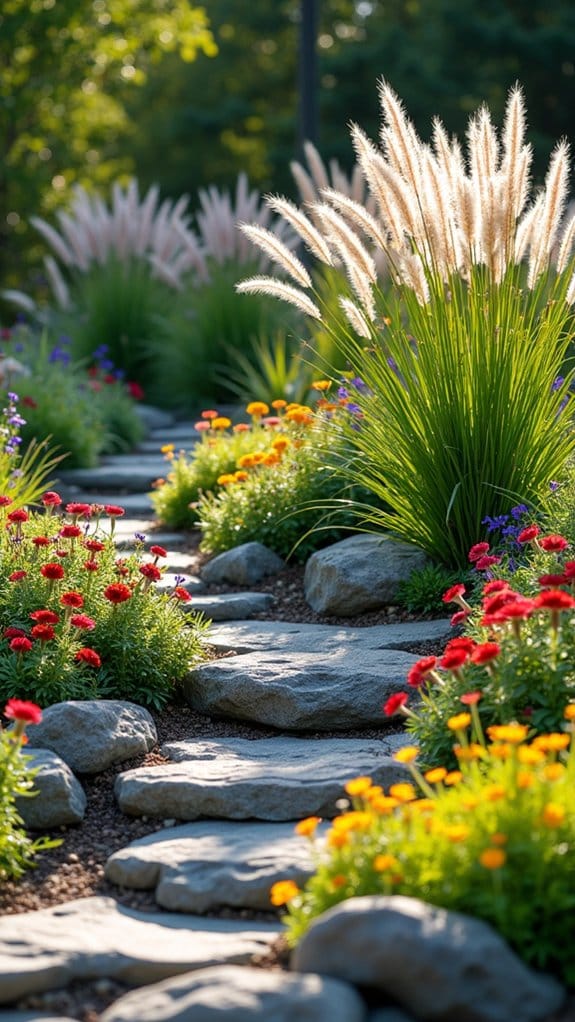 layering tall and short plants