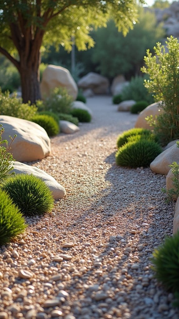 low maintenance gravel pathways