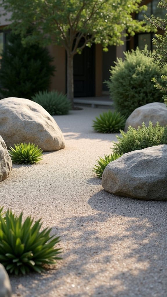 low maintenance landscape enhancement