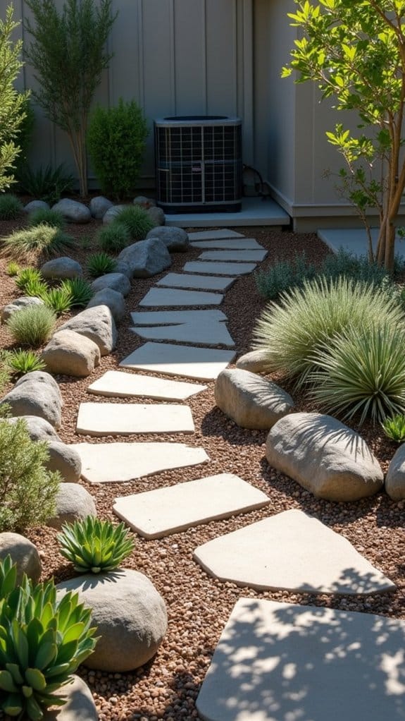 low maintenance rock gardens