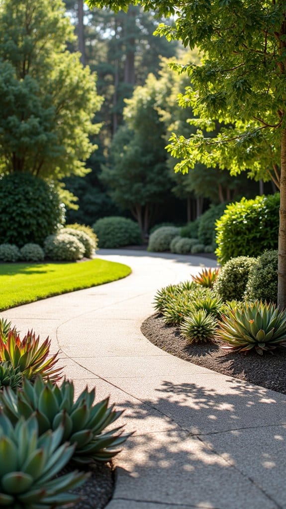 low maintenance succulent garden appeal