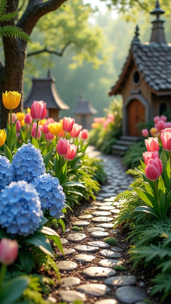 magical miniature garden blooms