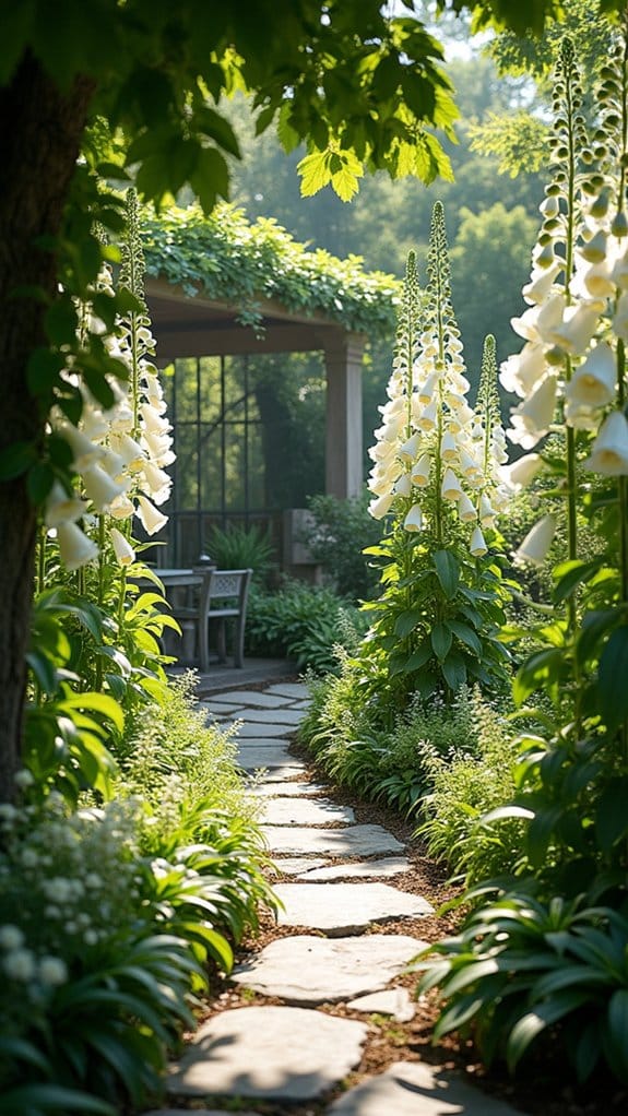 magical retreat with foxgloves