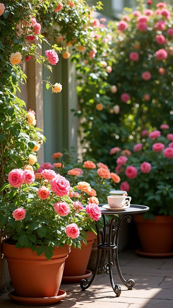 miniature roses for privacy