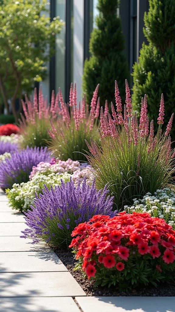 modernist garden design elements