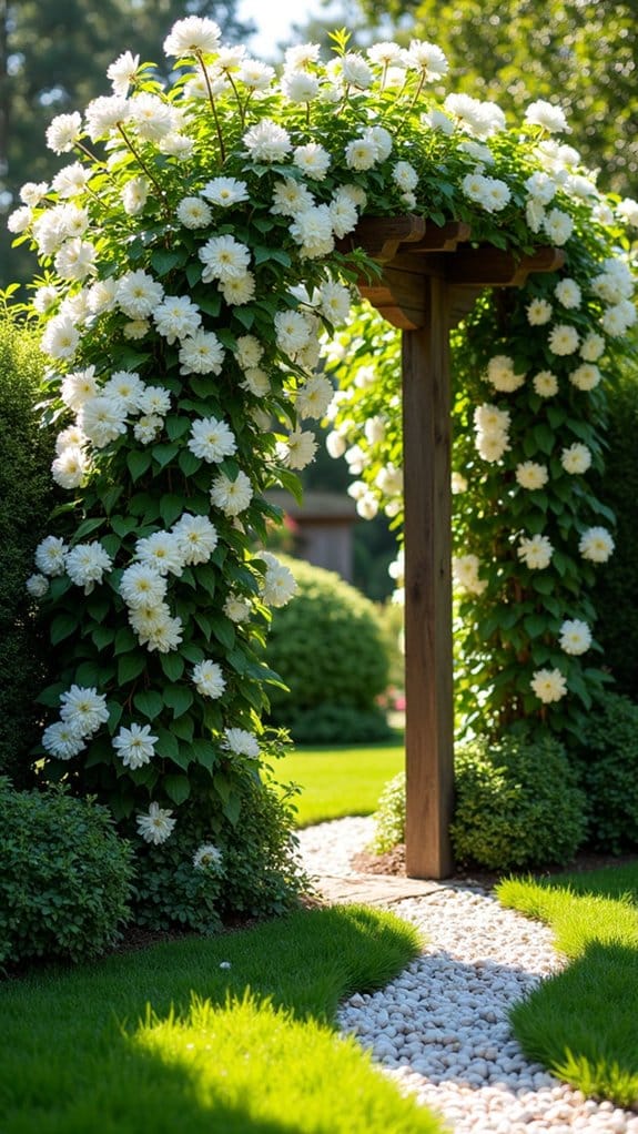 moonflower vines attract pollinators