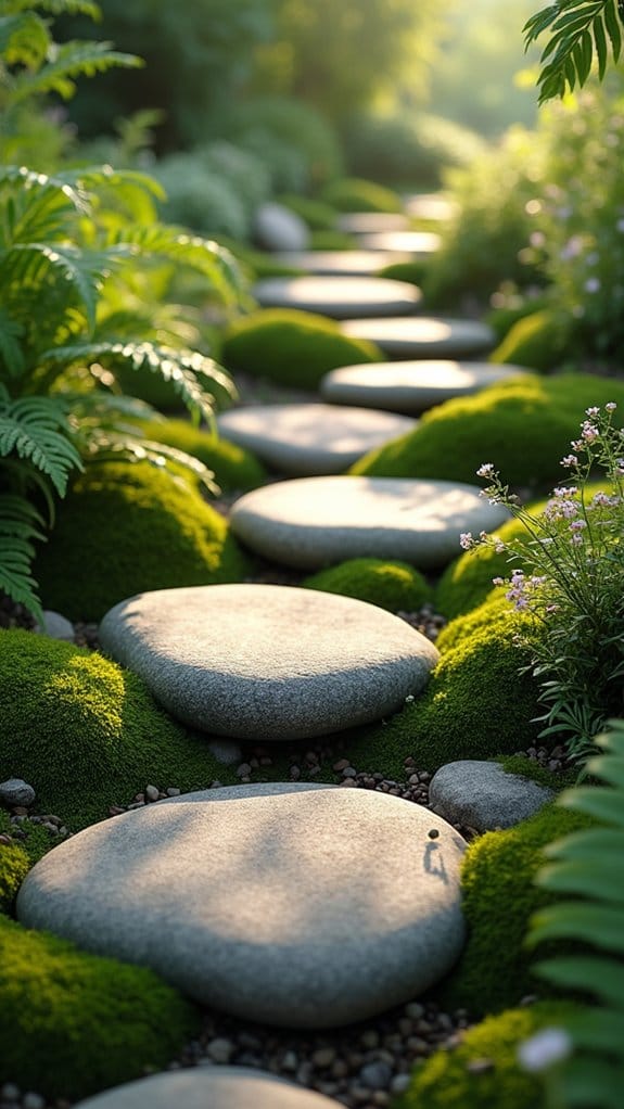 moss covered stones serene beauty