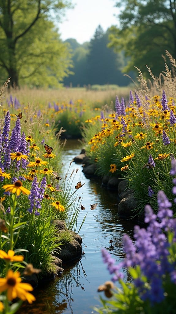 native flowers attract pollinators