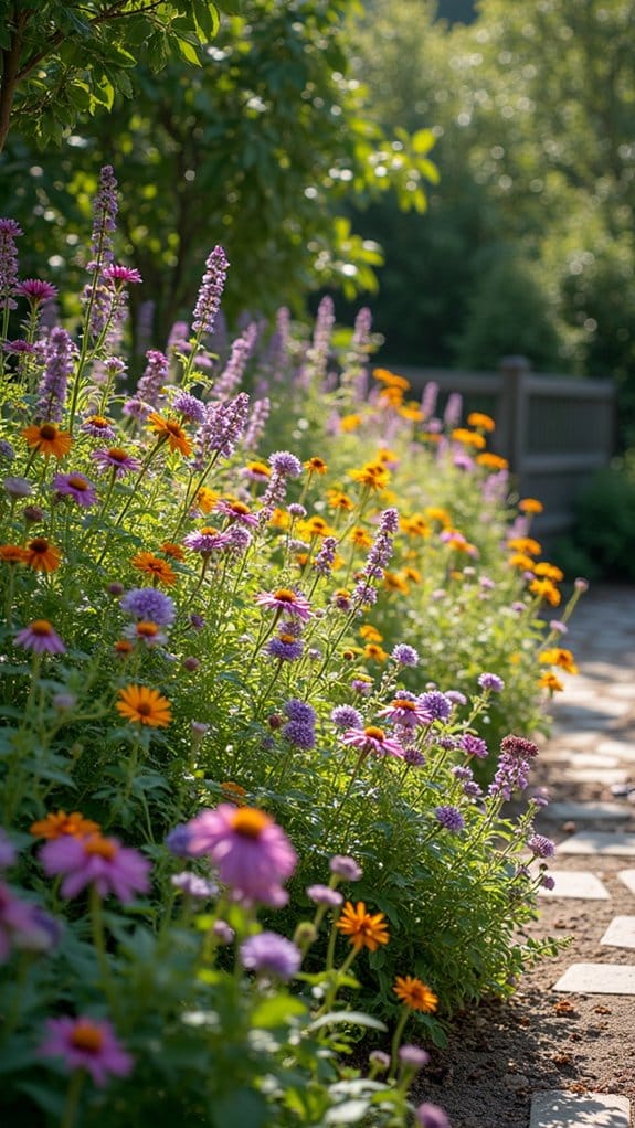 native plant privacy screen