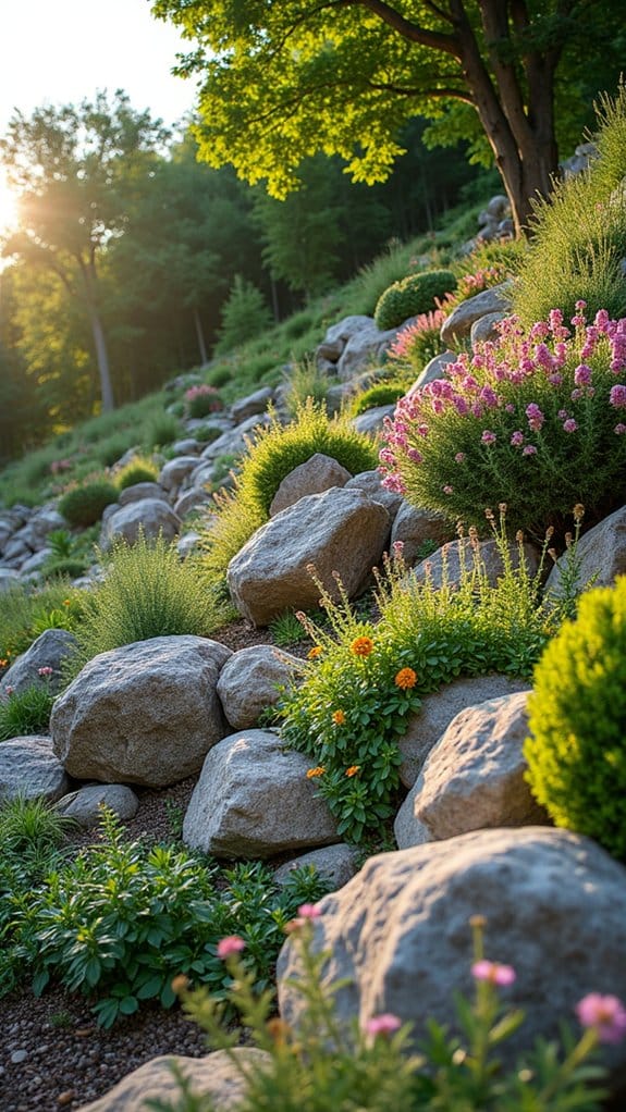 native plants stabilize slopes