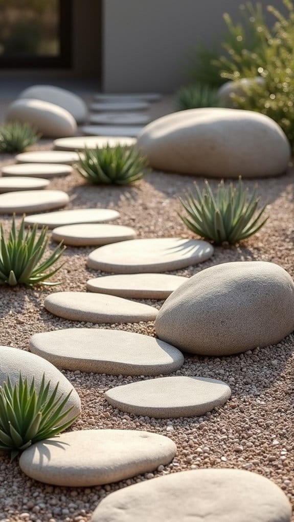 natural drainage and aesthetics