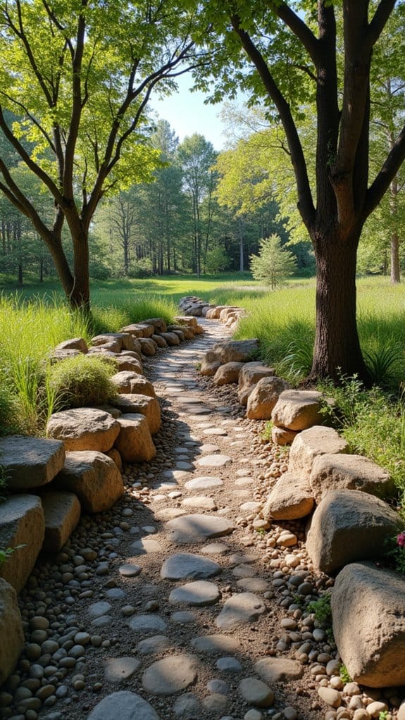 natural drainage landscape feature