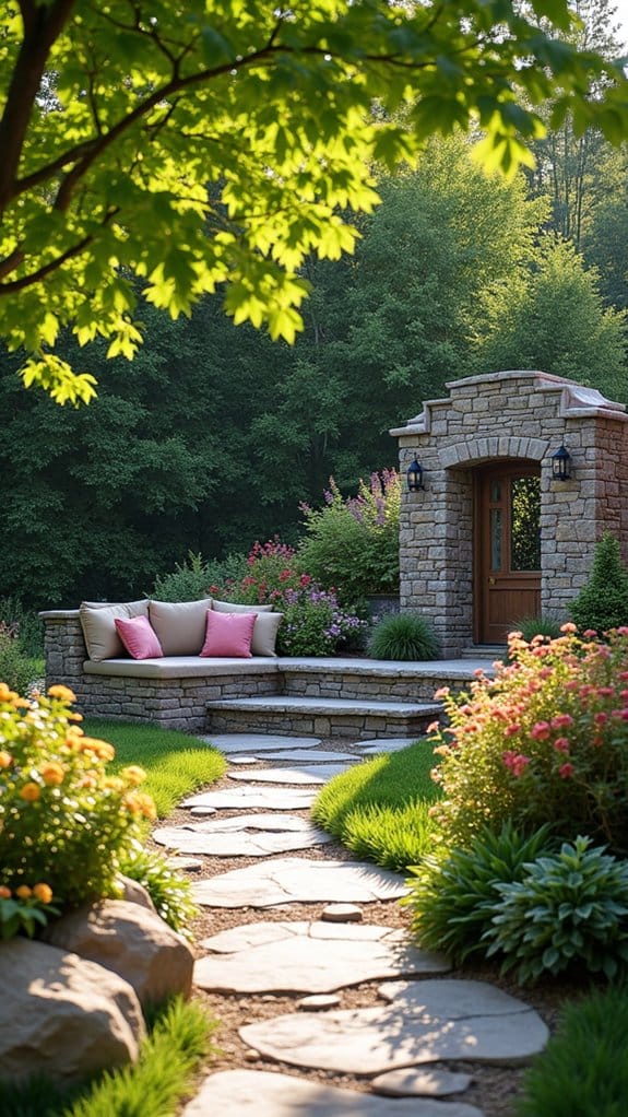 natural stone landscape enhancement