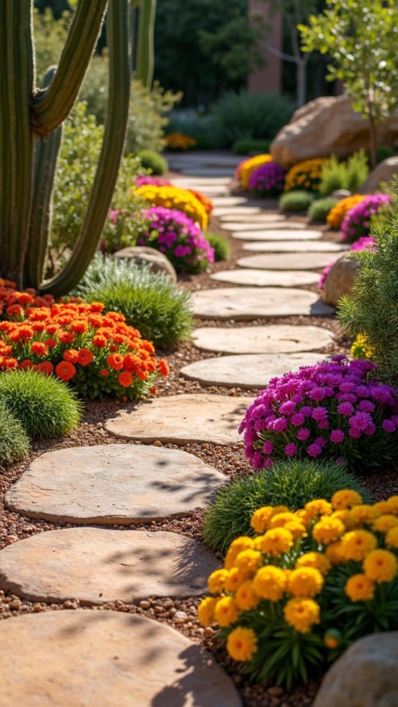 natural stone pathway charm