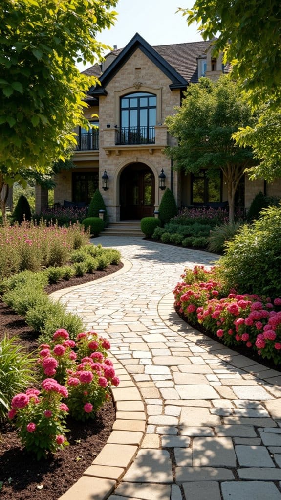 natural stone pathway elegance