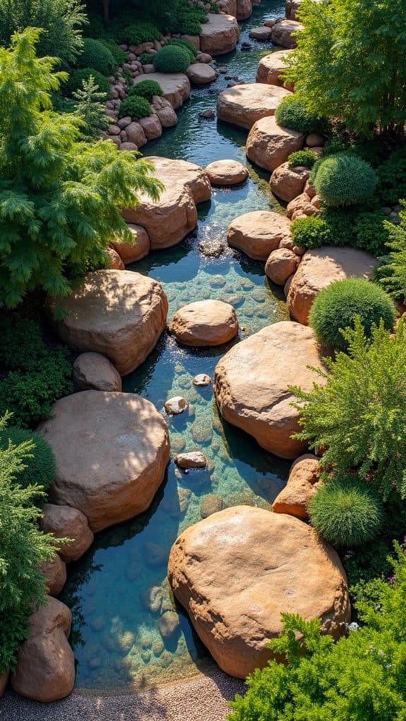 natural stone rainwater collection