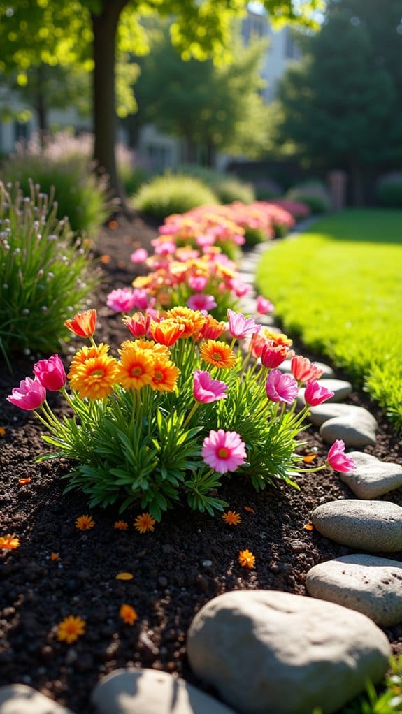 organic mulch enhances soil retention