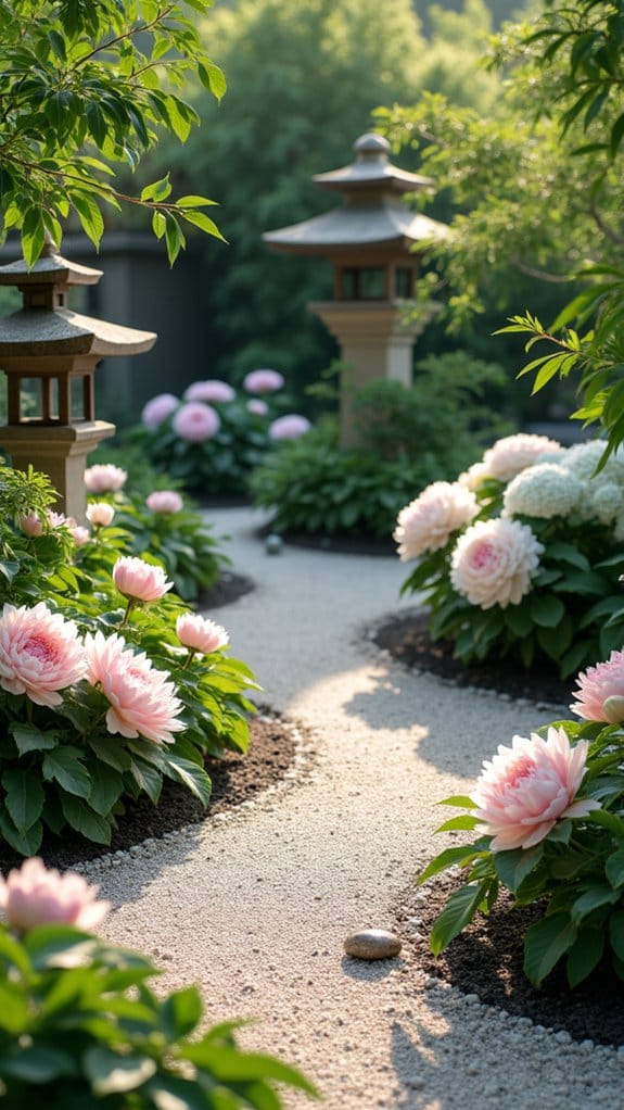 peonies and hydrangeas harmony