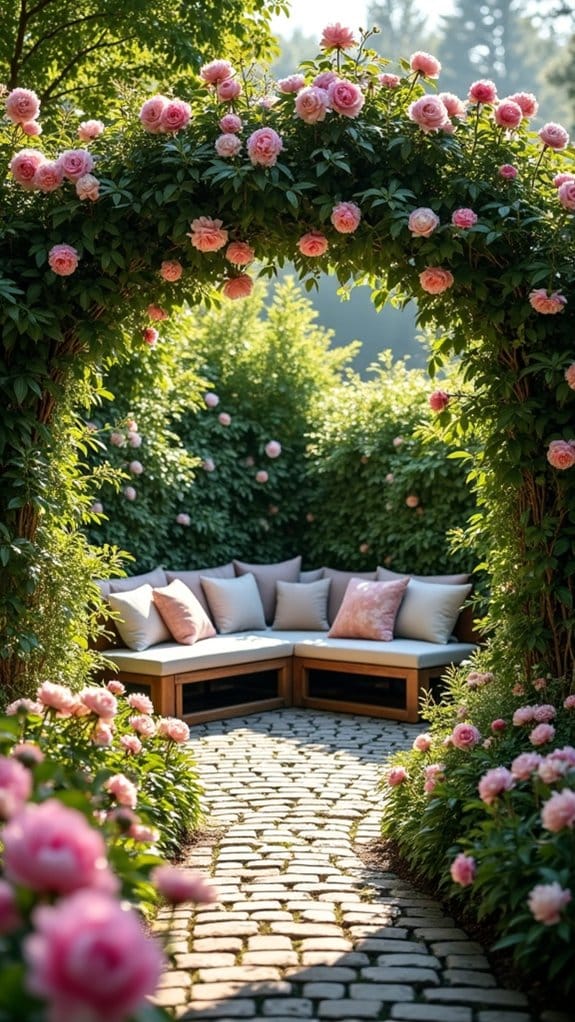 peony hedge for privacy